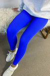 High Waist Thick Seamless Ribbed Stretchy Leggings - Dressmedolly