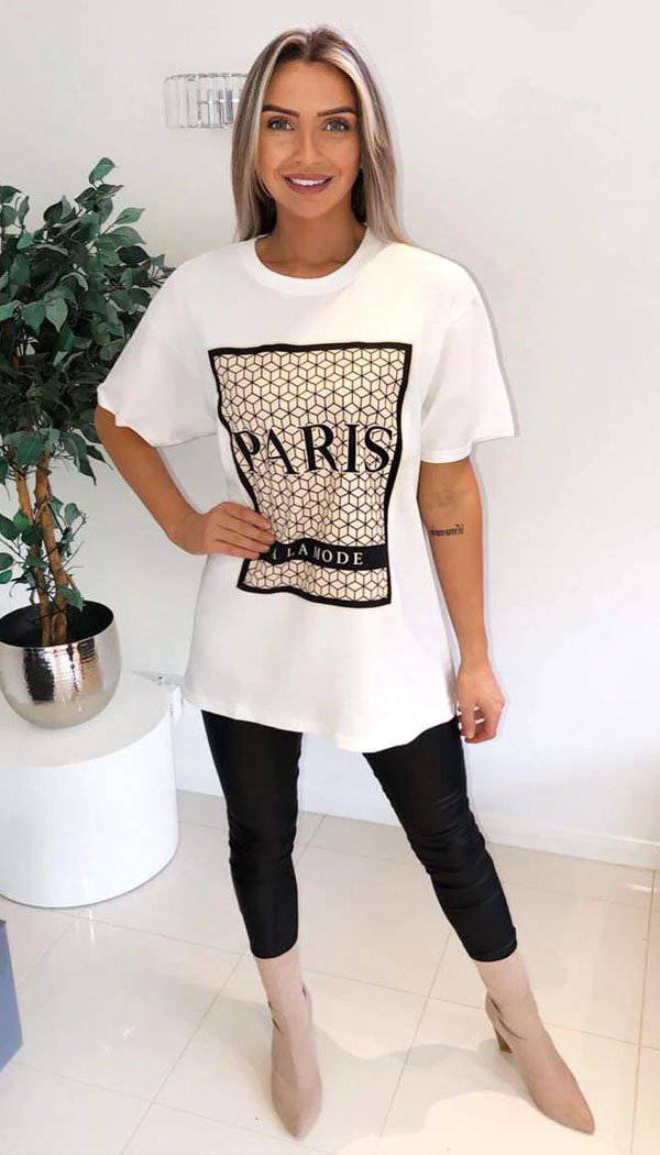 "PARIS A LA MODE " T-Shirt - Dressmedolly