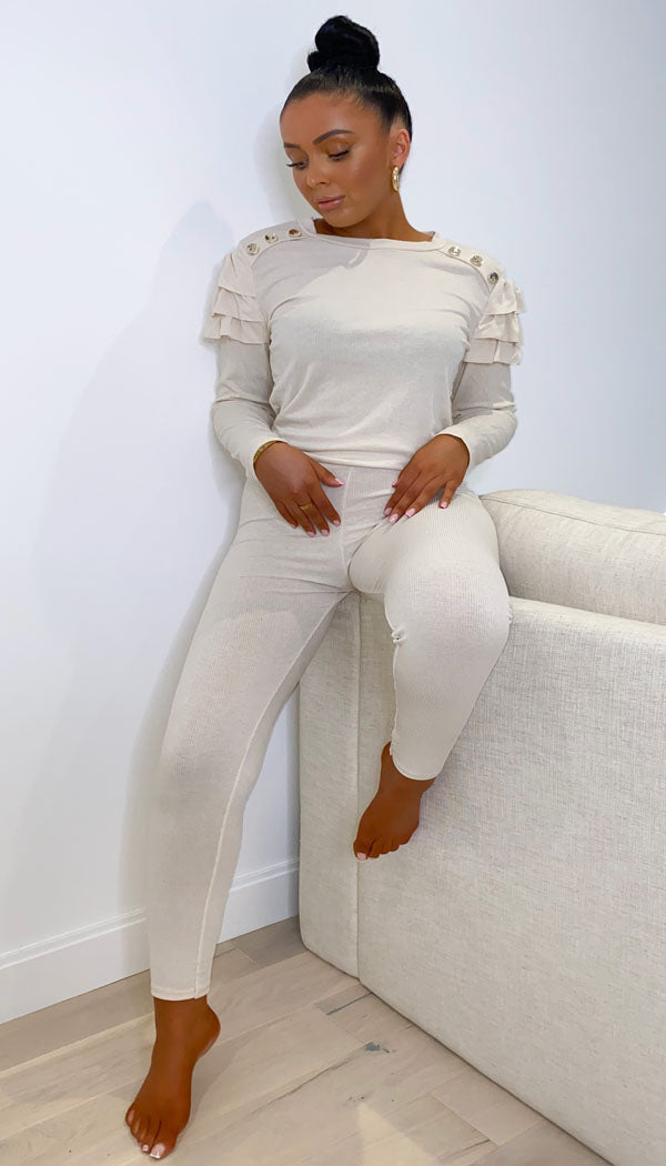 Hi-Lo Tracksuit Long Sleeved Two Piece Loungewear – Dressmedolly