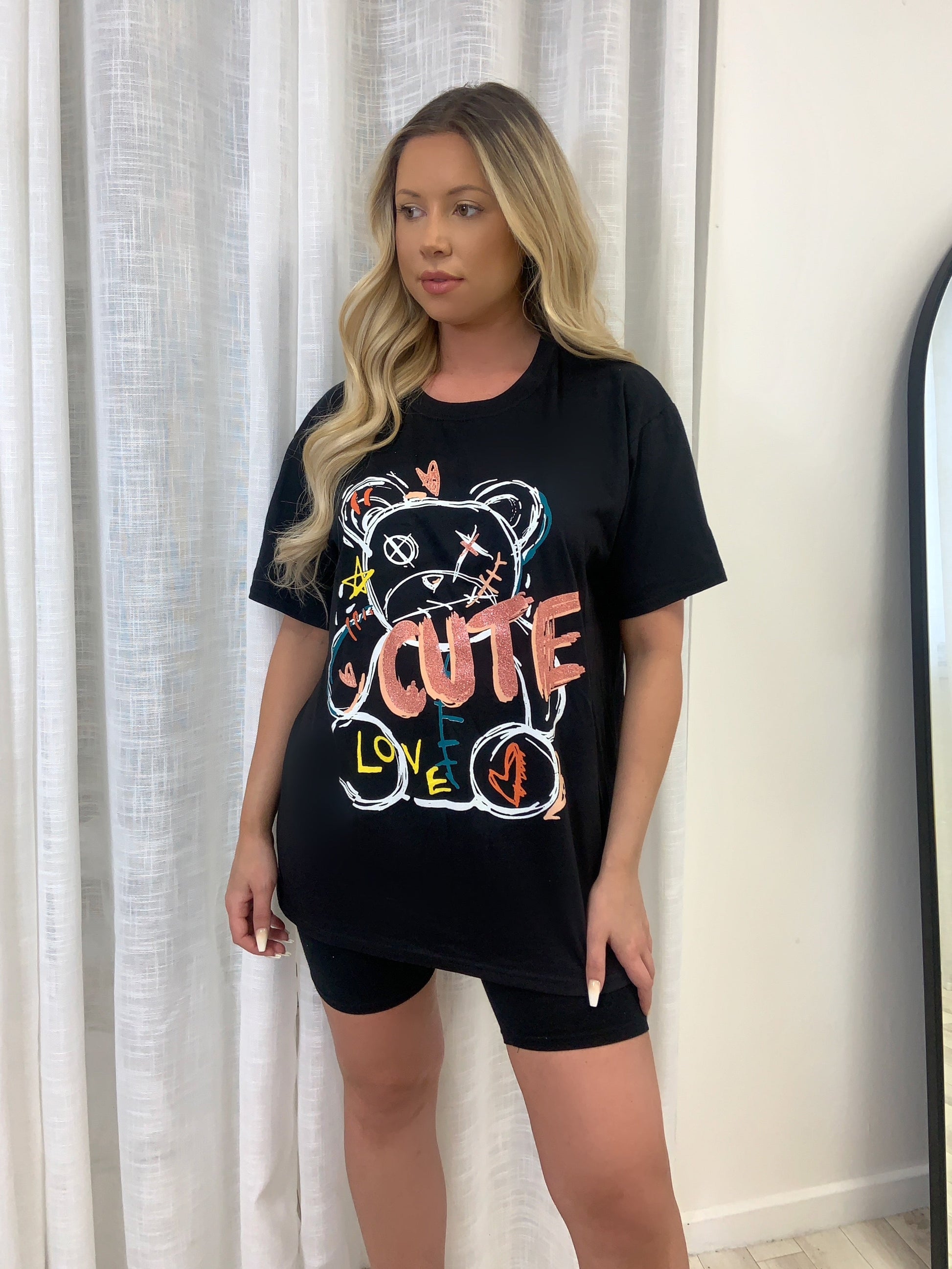 CUTE Teddy Graphic T-SHIRT - Dressmedolly