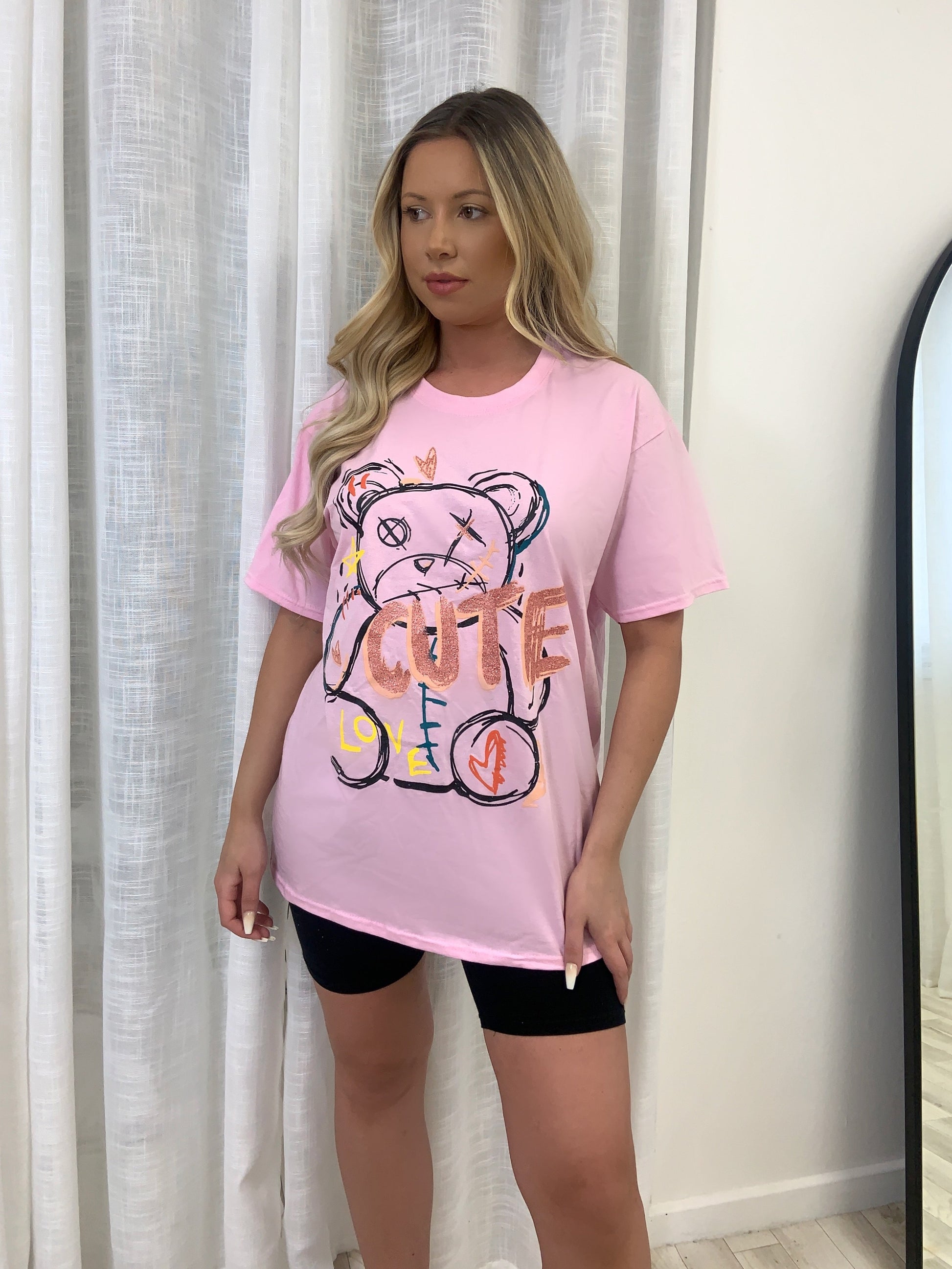 CUTE Teddy Graphic T-SHIRT - Dressmedolly