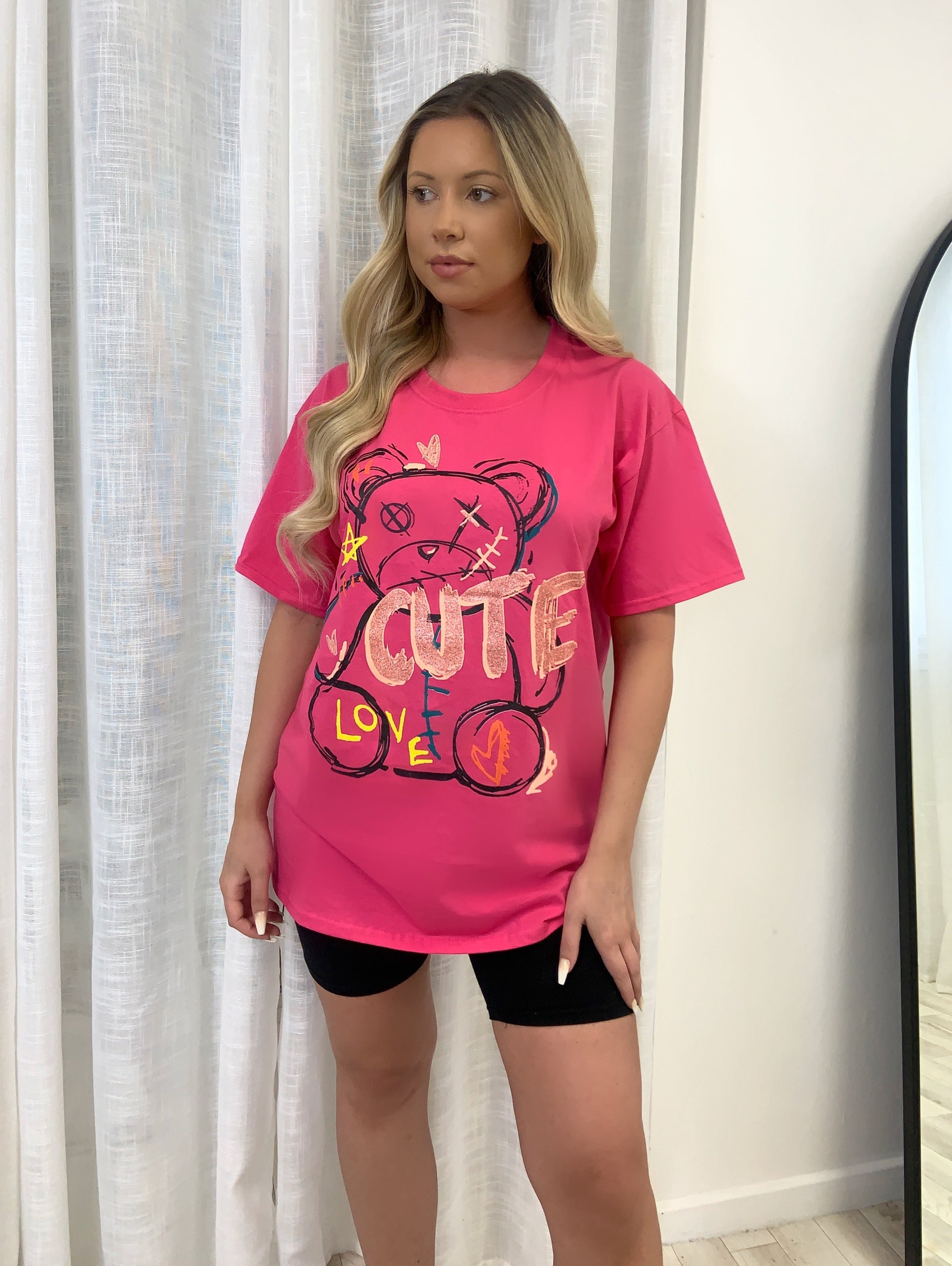 CUTE Teddy Graphic T-SHIRT - Dressmedolly