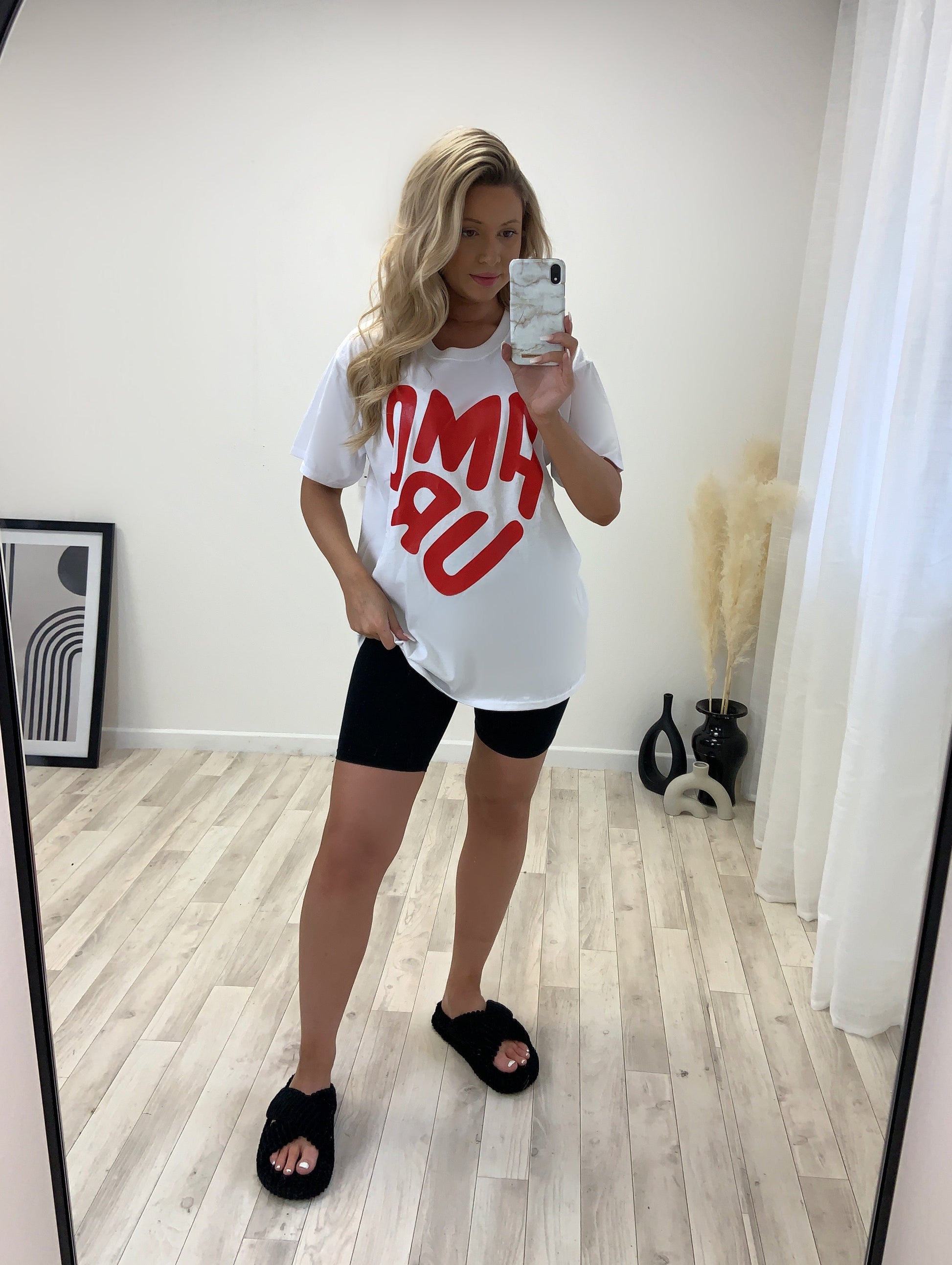 Amour Slogan Tshirt Top - Dressmedolly
