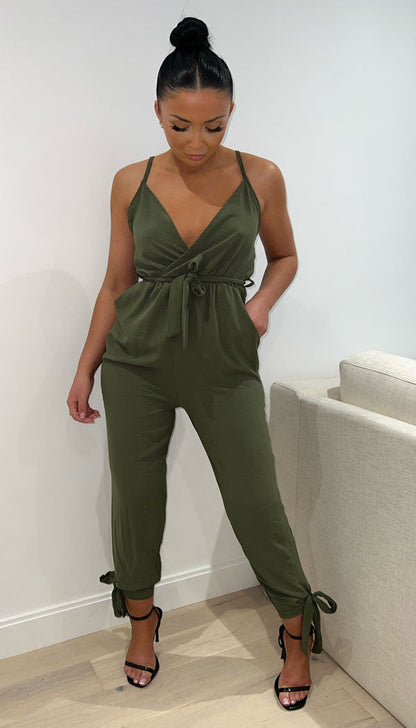 Cami Cross Over Jumpsuit - Dressmedolly