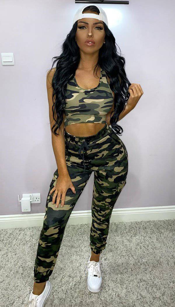 Army Camouflage Cargo Trouser - Dressmedolly