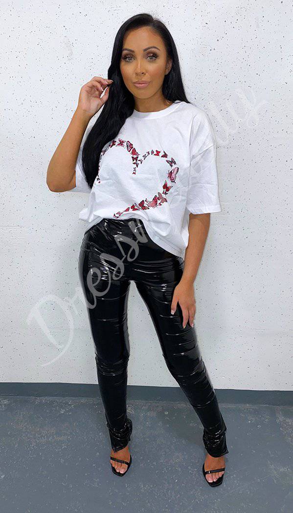 Butterfly Heart Short Sleeved T-shirt - Dressmedolly