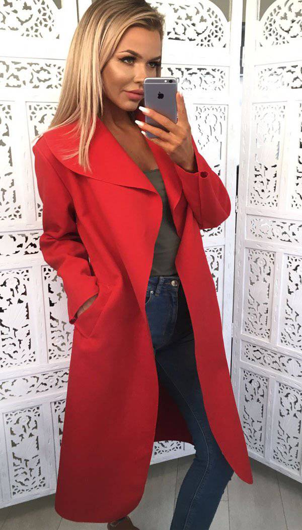 Italian Waterfall Coat - Dressmedolly