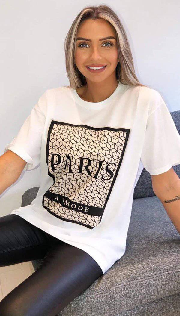 "PARIS A LA MODE " T-Shirt - Dressmedolly