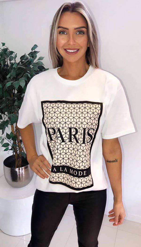 "PARIS A LA MODE " T-Shirt - Dressmedolly