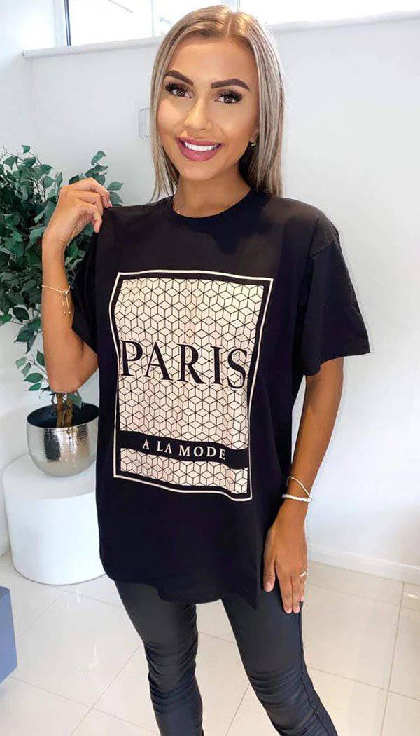 "PARIS A LA MODE " T-Shirt - Dressmedolly