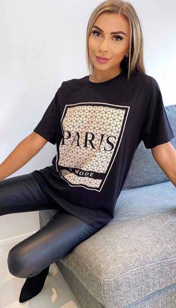 "PARIS A LA MODE " T-Shirt - Dressmedolly