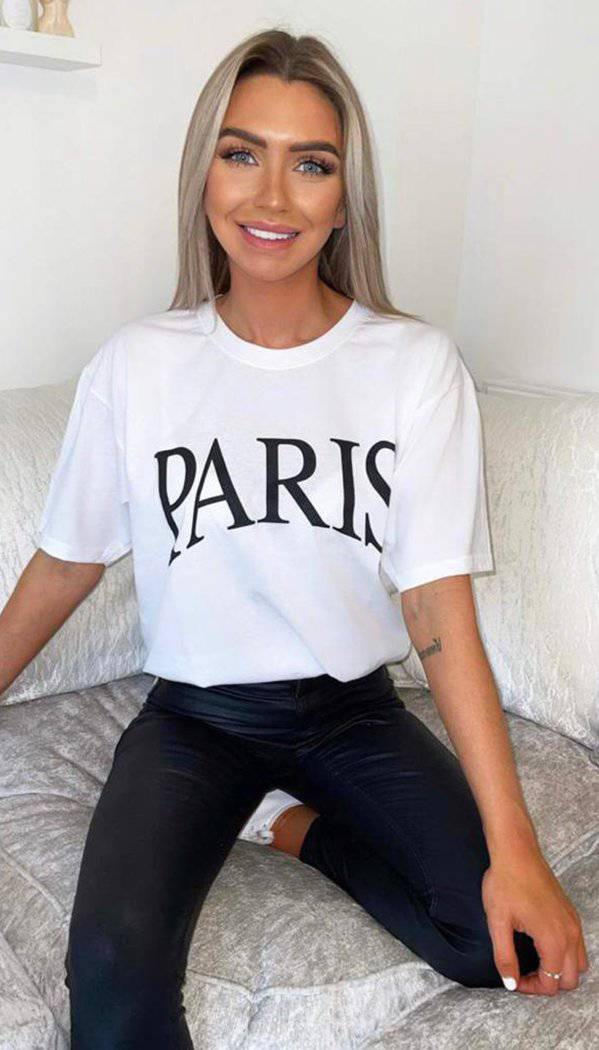 "Paris" Short Sleeved Jersey T-Shirt - Dressmedolly