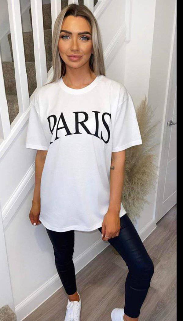 "Paris" Short Sleeved Jersey T-Shirt - Dressmedolly