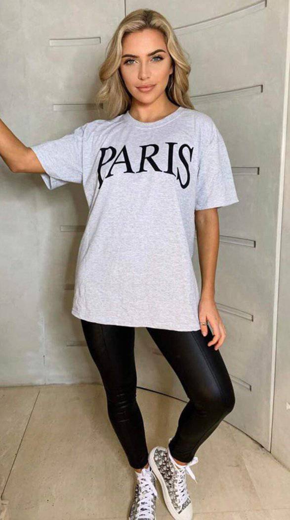 "Paris" Short Sleeved Jersey T-Shirt - Dressmedolly