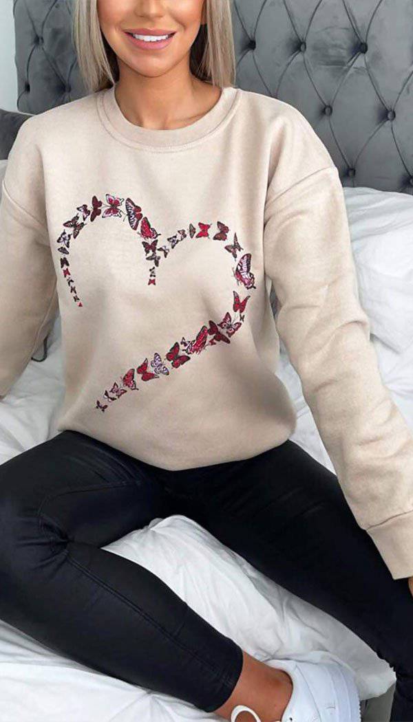 The Butterfly Heart Sweater - Dressmedolly