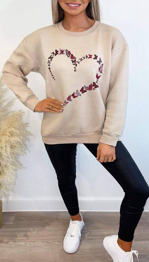 The Butterfly Heart Sweater - Dressmedolly