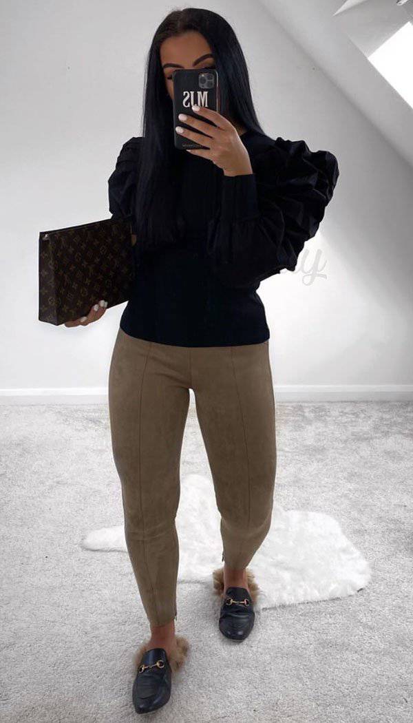 Long Sleeved Balloon Ruche Top - Dressmedolly