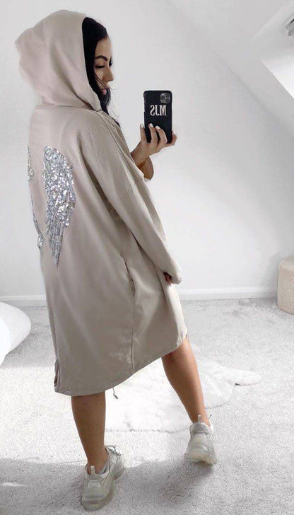 Oversized Angel Hoodie - Dressmedolly