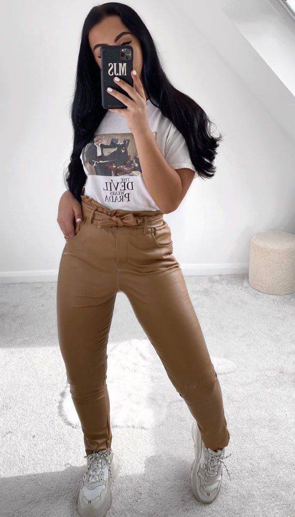 Faux Paper Bag Trousers - Dressmedolly