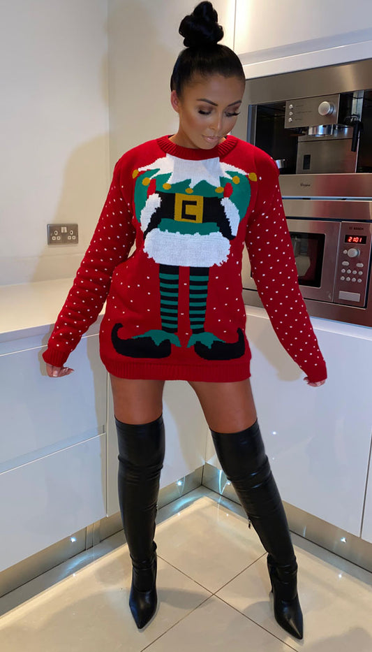 The Elf Xmas Jumper - Dressmedolly