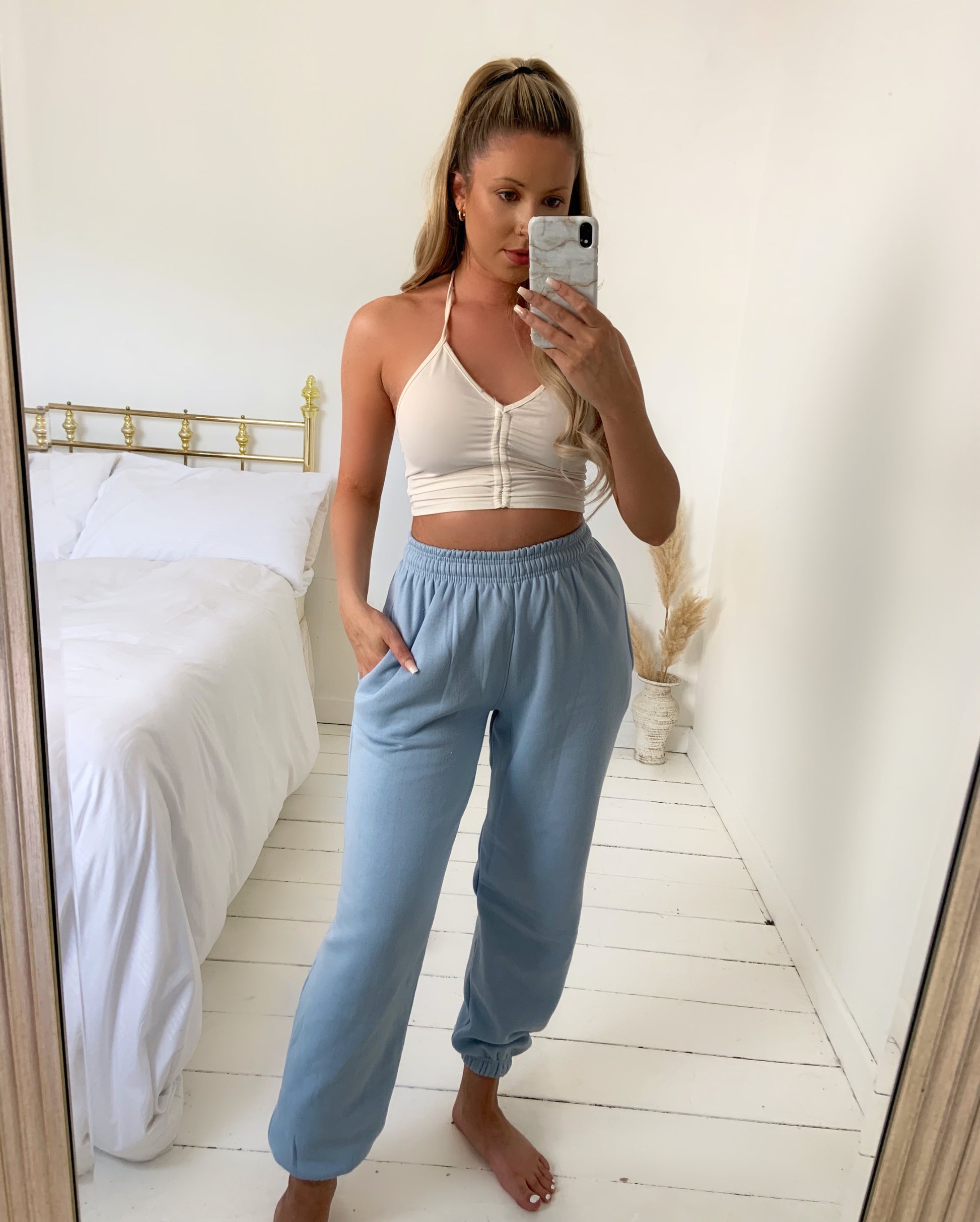 Oversized Elasticated Waist Joggers - Dressmedolly